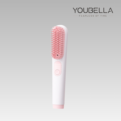 Rechargeable Hair Straightening Brush – Negative Ion